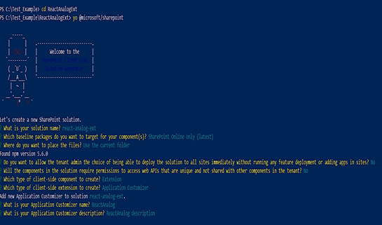 SPFx Application Customizer - An Analog Clock With REACT